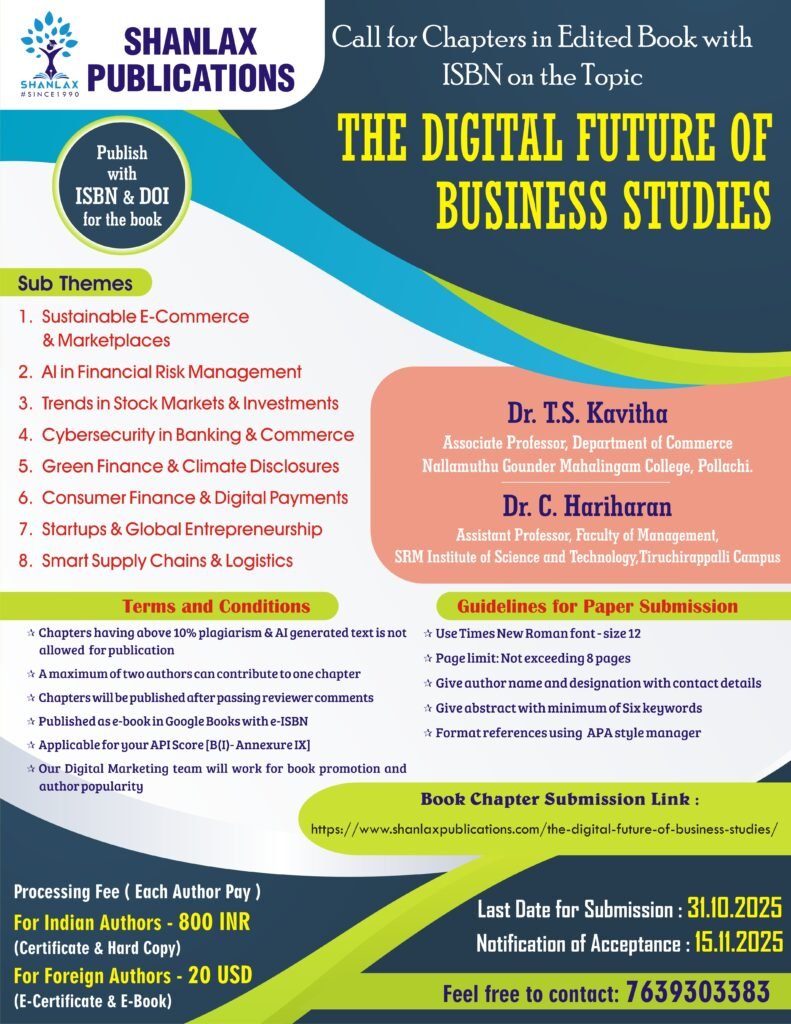 Call for chapter the Digital Future of Business Studies